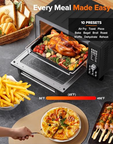 Combinación De Horno Tostador Y Freidora De Aire Inteligent