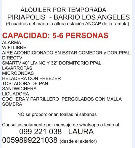 Imagen 4 de 21 de Piriapolis_alquiler Temporada 2022 - 2023