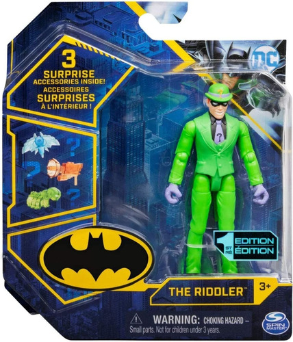 Figura Riddler El Acertijo Héroes Unite 2021 - Spin Master