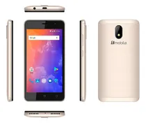 Comprar Telefono Bmobile Ax751 Celular 3g Liberado 5'' Dual Sim Nuevo 1+16gb 2000mah Desbloqueado Smartphone Negro Y Dorado