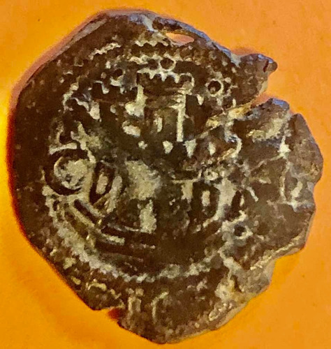 Muy Interesante Moneda Maravedis Philippus Iii Año 161? (Usado)
