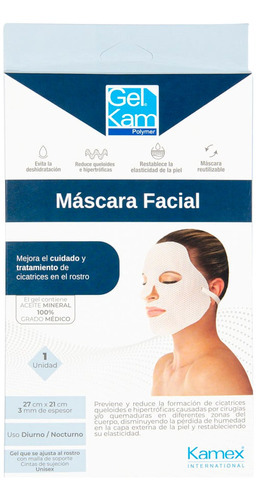 Mascarilla Facial Kamex Gel Polimero 3mm X 1und