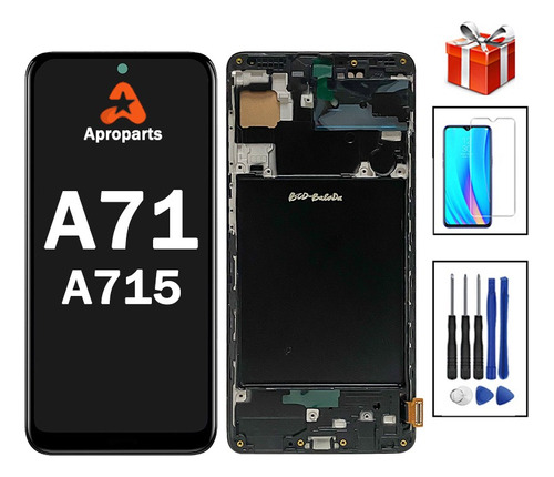 Pantalla Táctil Lcd Con Marco Para Samsung A71 A715