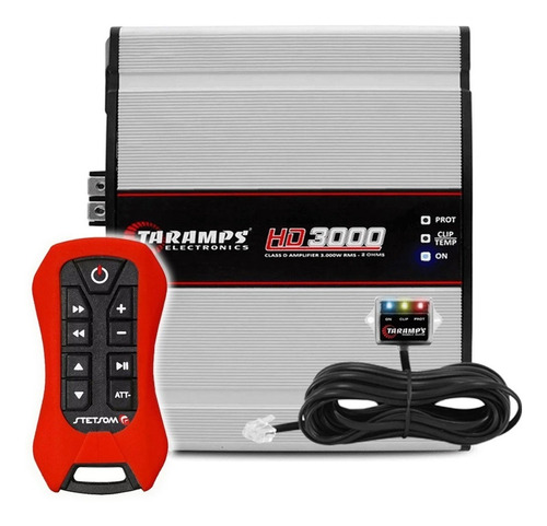 Módulo Amplificador Taramps Hd-3000 W Rms + Similar Dsp-3000