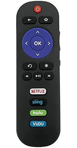 Control Para Dispositios Roku Tv Amtone Rc280 -negro