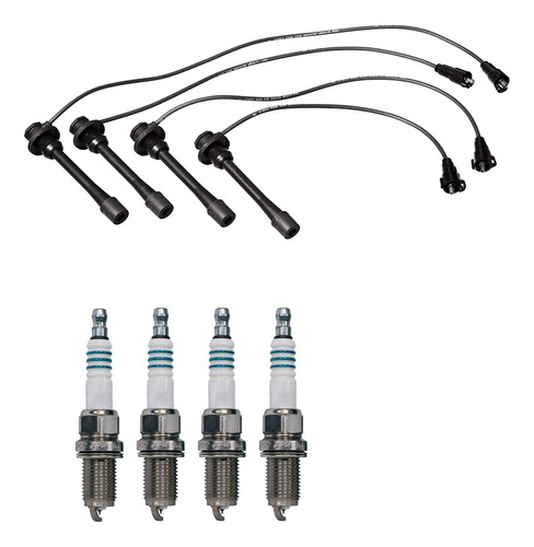 Denso Wire Set In Iridium Power Bujia Kit Para Toyota