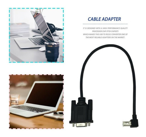 2 Unidades, Cable Serie Usb 2.0 A Hembra A Rs232 Db9 Hembra
