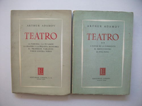 Teatro - Arthur Adamov - Dos Tomos