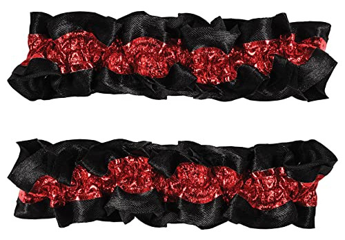 Brazalete De Traficante (negro Y Rojo) (2 Unidades)