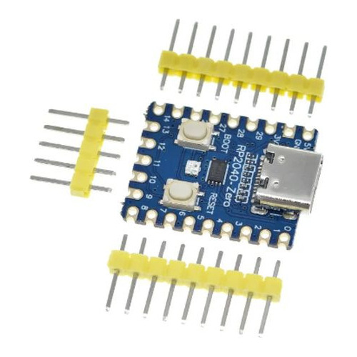 10x Rp2040 Zero Placa Desenvolvimento Raspberry Pi Picofly 