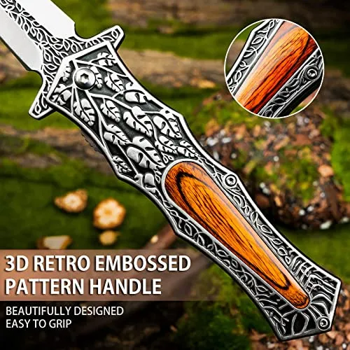 Navaja De Bolsillo Valhalla Pastor, Cuchillo Plegable De 3,7