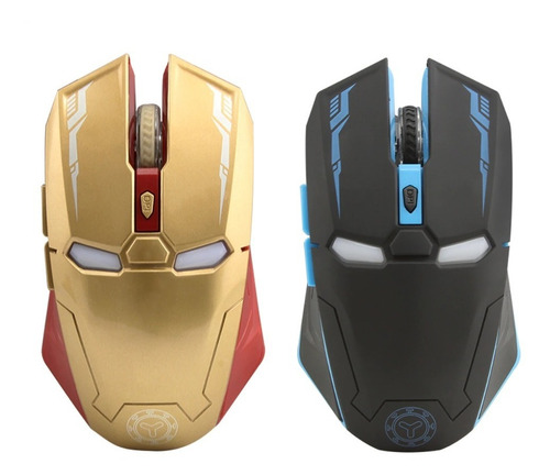 Mouse Inalambrico Gamer Iron Man 2400 Dpi