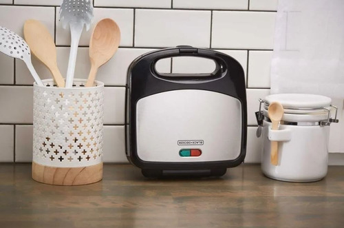 Imagen 4 de 10 de Sandwichera Waflera Parrilla Black Decker Gia Oficial Cuotas