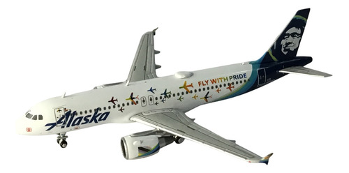 Avion A Escala, Alaska, Fly With Pride, Airbus A320