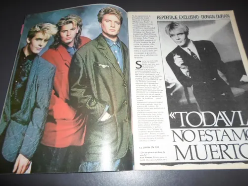 Pelo 311 Duran Duran Charly Garcia Yorio Soda Stereo Poster (Usado)