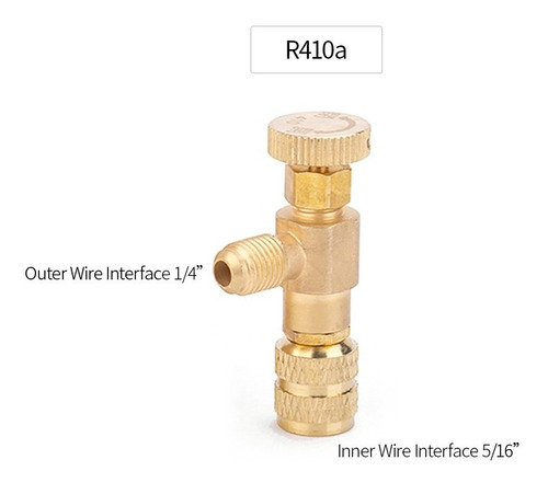 R410a Vlvula De Carga De Refrigerante 1/4 "-