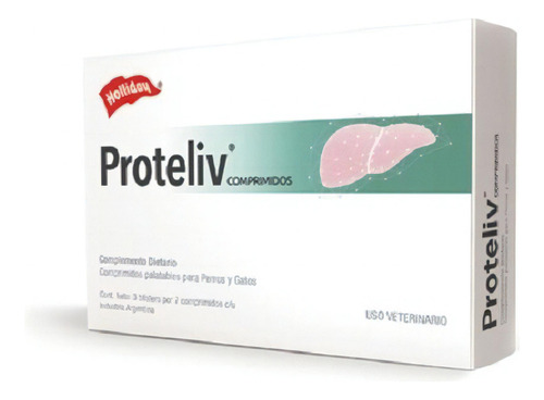 Proteliv, Protector Hepatico 21 Tab. Perro Y Gato, Holliday