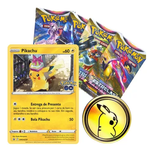 Jogo de Cartas Pokémon - Blister Quadruplo - EE - Estrelas