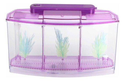 Criadero De Acrílico Led Para Acuario De Tres Divisiones
