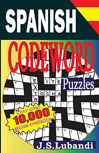Libro : Spanish Codeword Puzzles - Lubandi, J S 