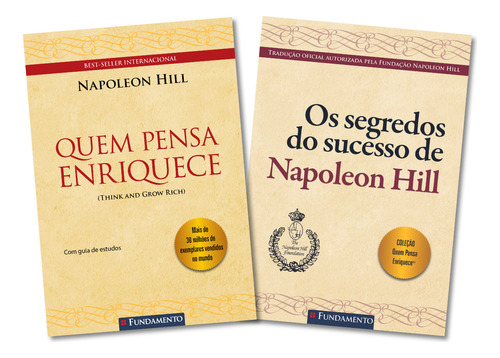 Kit - Quem Pensa Enriquece + Os Segredos Do Sucesso De Napoleon Hill