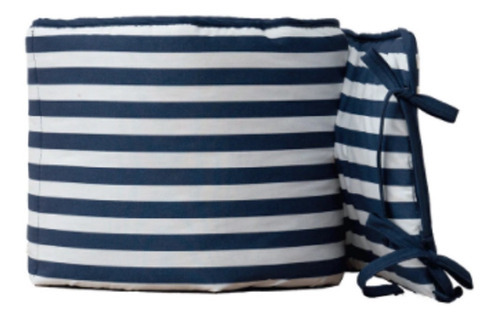 Set 4 Piezas Edredón Bumper Ultrasoft Azul Cuna Baby Inc Color Bicolor