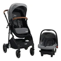 Comprar Carriola Con Portabebe Gris Aria Lifestyle By Infanti Color del chasis Negro