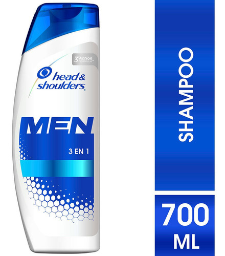 Shampoo Para Hombre Head & Shoulders Men 3 En 1 700ml