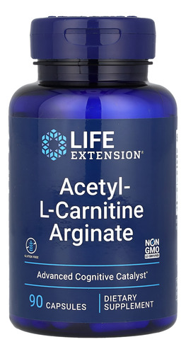 Life Extension Acetil L-carnitina Arginato 620mg 90 Cápsulas
