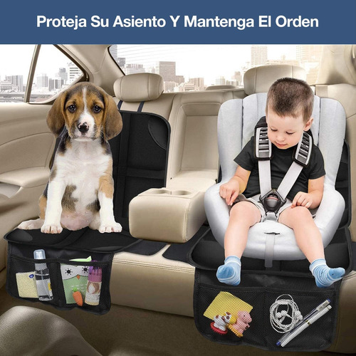 Protector Asientos Para Auto,2 Pcs Protector Asiento Trasero