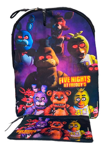 Morral + Cartuchera Five Nights At Freddys Maleta Videojuego