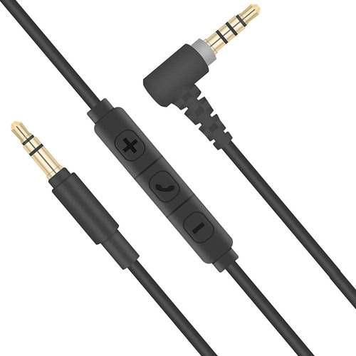 Cable Muigiwimeiso 3.5mm Para Sony Mdr, Negro/120 Cm