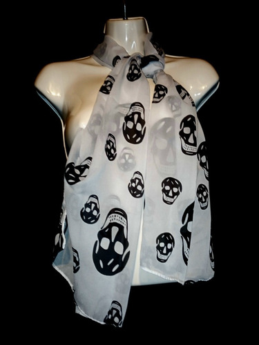 Pashmina O Mascada De Calaveras Diferentes Modelos  