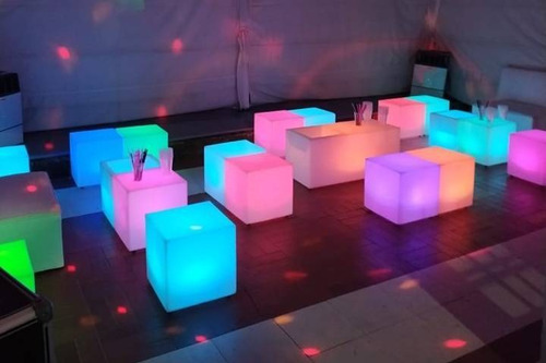 Alquiler Puff Led, Estufa Hongo, Gazebos, Carpas, Y Mas....