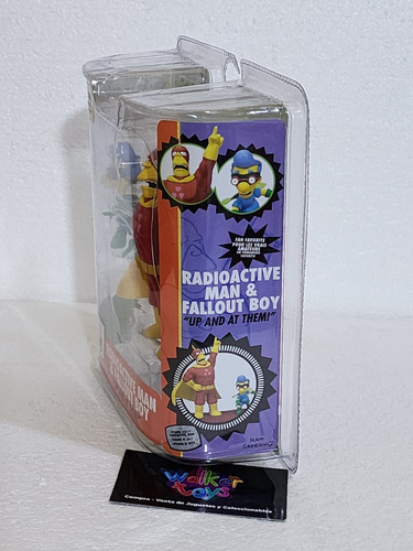 Los Simpons Hombre Radioactivo & Chico Átomo Mcfarlane (Usado)