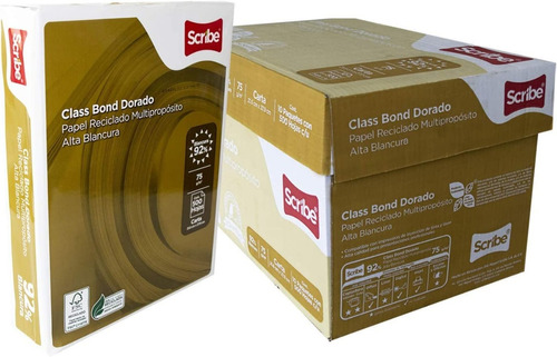 Caja Papel Class Bond Dorado Scribe 5000 Hojas