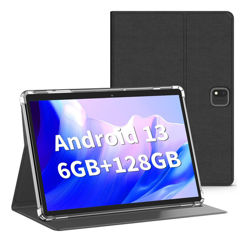Tableta Android, Tableta Android 13 De 10,1 Pulgadas, 6 Gb D
