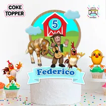 Comprar Cake Topper Kit Imprimible Adorno Torta  Granja De Zenon M2
