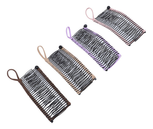 Peines Elásticos Clincher, 4 Piezas, Pinzas Para El Pelo Tip