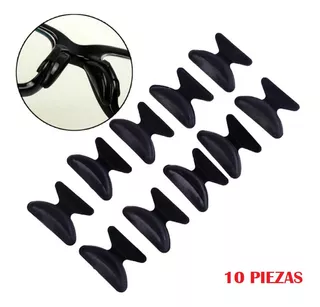 Almohadillas Lentes Antideslizante Silicona Gomas 10 Piezas