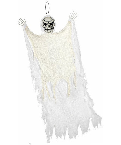 Esqueleto Para Guindar Blanco 122cm Decoración Halloween