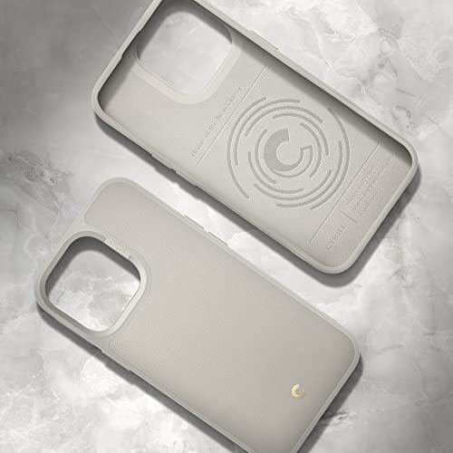 Funda Cyrill Leather Brick Para iPhone 13 Pro Cream