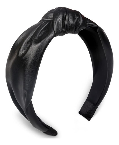 Huachi Diademas Anudadas Para Mujer, Color Negro, Diademas D