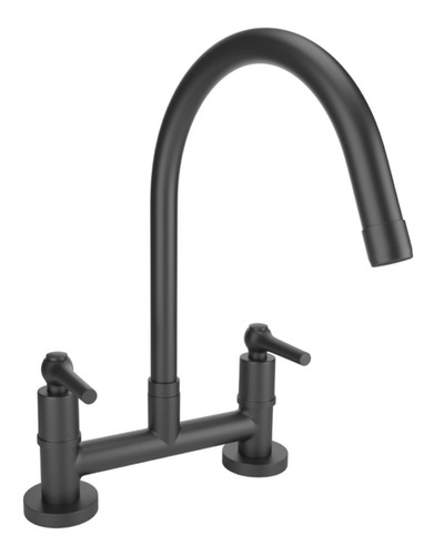 Grifería Para Cocina Estalgrif Haifa Lever Negro 820/040-10