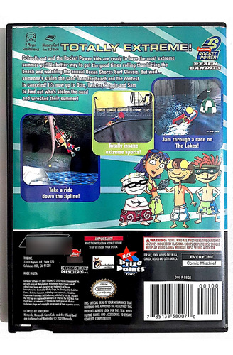 Jogo Rocket Power Beach Bandits Nintendo Gamecube. (Usado)