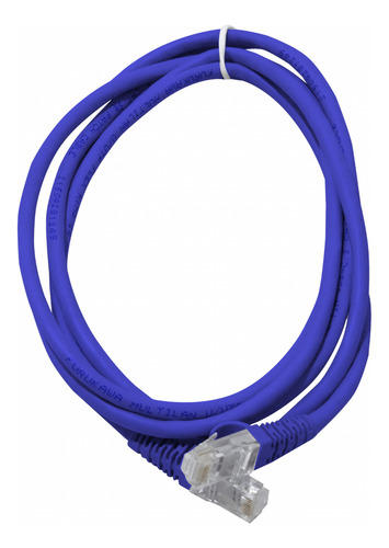 Furukawa 2mt Cat6 Azul U/utp Lszh Cable Patch Rj45 Gigalan 3