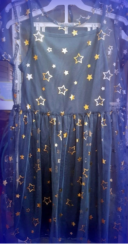 10-12 Vestido Con Estrellas