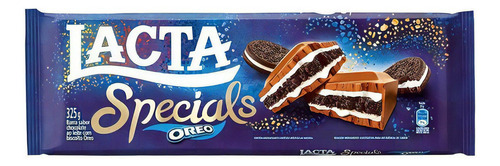 Chocolate Lacta Specials Oreo 325g - 3 Barras Grandes