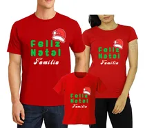 Comprar Natal Kit 3 Peças Familia Pai Mae Filho Feliz Natal Familia
