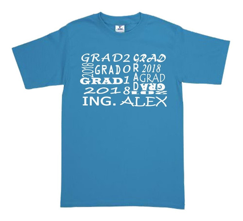 Playera Graduación  100% Algodón